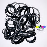 50 Adoptees Connect Silicone Bracelets