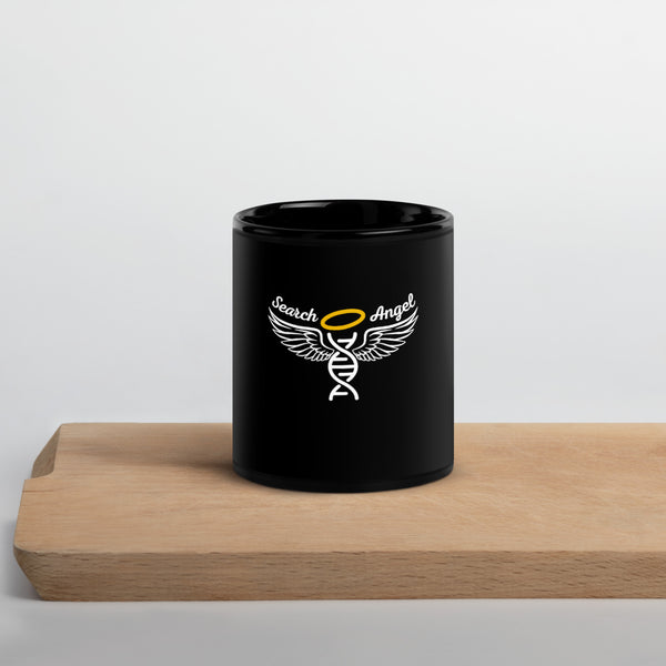 Search Angel Limited Edition Black Glossy Mug