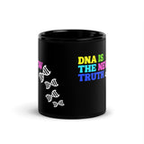 DNA IS THE NEW TRUTH Limited Edition Black Glossy Mug