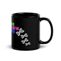 DNA IS THE NEW TRUTH Limited Edition Black Glossy Mug