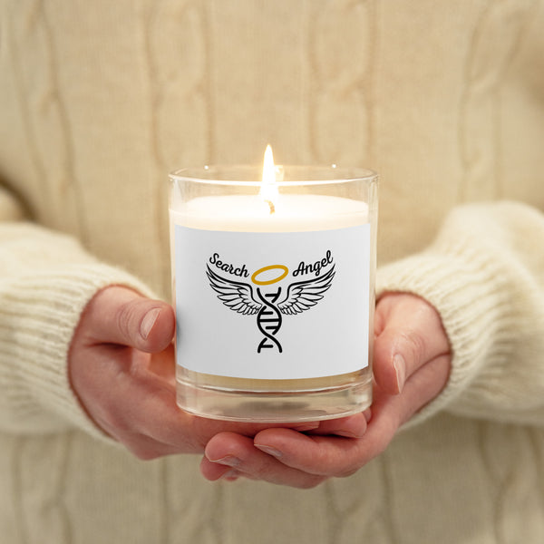 Search Angel Limited Edition Glass jar soy wax candle