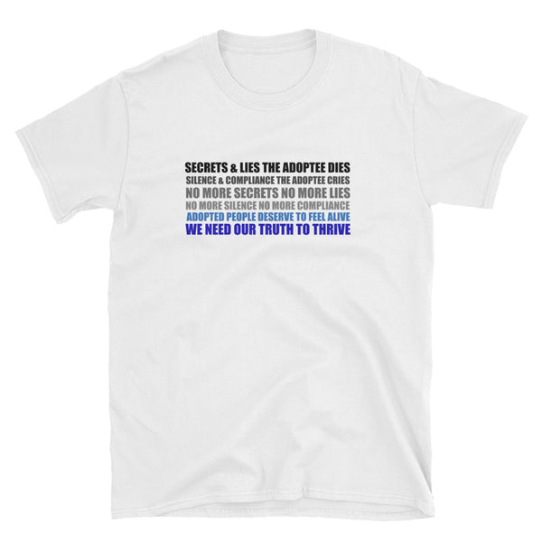 Secrets & Lies Short-Sleeve Unisex T-Shirt