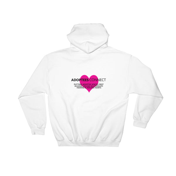 Adoptees Connect Healing Hearts Hooded Sweatshirt