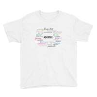 Adoptee Collage Youth Short Sleeve T-Shirt
