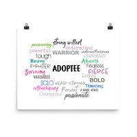 Adoptee Collage Poster